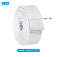 thumbnail image 2 of Uxcell 5.3 FT Taekwondo Colored Ranking Belts for Competition Training, White 2 Pack, 2 of 6