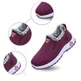 thumbnail image 5 of Athletic Shoes for Women Winter Snow Boots Insulated Lined Warm Comfortable Outdoor Casual Shoes for Cold Weather Pu 40 Size, 5 of 5