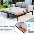 thumbnail image 3 of PVC Frame 2 in 1 Daybed with Side Storage / Practical Seating for Outdoor Areas, 3 of 6