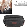 thumbnail image 4 of Bolsos De Embrague, Bolso Cosmético Negro Estilo Coreano Para Exteriores, 4 of 7