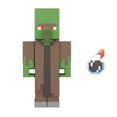 thumbnail image 1 of Minecraft Build-A-Portal Figure Zombie Villager, 3.25-inch Action Figure with Portal Piece & Accessory, 1 of 6