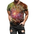 thumbnail image 2 of Leesechin Mens Fitted T Shirts Cool Graphic Tee for Men Digital Print, 2 of 7
