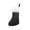Black+White, variant on Christmas Stockings,Large Personalized Cable Knitted Christmas Hanging Stocking Decoration,Christmas Stockings White With Gold Trim,for Holiday Christmas Party Family Decor,9x14.17 inch(Purple+White)