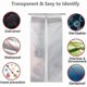 thumbnail image 4 of Extra Large Garment Bag (XL 60 x 50 x 120 cm) - Long Life Storage of Jacket, Coat, Dress, Suit, Dust Protection - Transparent -, 4 of 5