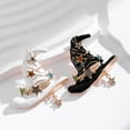 thumbnail image 5 of Rhinestone Witch Hat Brooch Pin for Women AB Crystal Colorful Star Witchcraft Brooches Lapel Pins Bag Suit Dress Accessories Unisex Cap Fashion Christmas Halloween Jewelry, 5 of 11