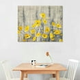 thumbnail image 3 of Nawypu  Yellow Wall Art Bedroom Farmhouse Decor Flower Rustic Pictures Bathroom Floral Gray Canvas Paintings Grey Prints Artwork Living Room Home Decoration Gifts, 3 of 5