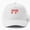 White, variant on Crushed by the Game of Bridge Baseball Hat, Card Player Quote Design, Classic Cap Gift