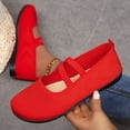 thumbnail image 5 of Wensltd Women Mary Jane Flats Elastic Band Round Toe Comfortable Walking Shoes, 5 of 9