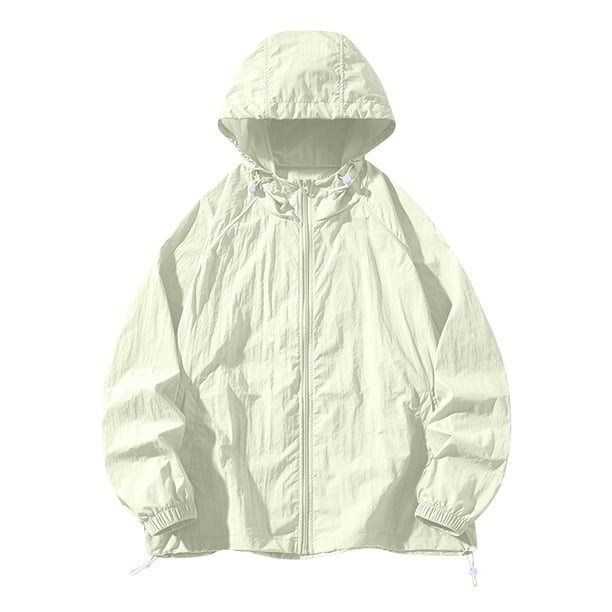 pstuiky manga larga para hombre, Chaqueta protectora de verano con capucha y protector solar de manga larga para hombre, ideal para deportes al aire libre y secado rápido. Tops de hombre m