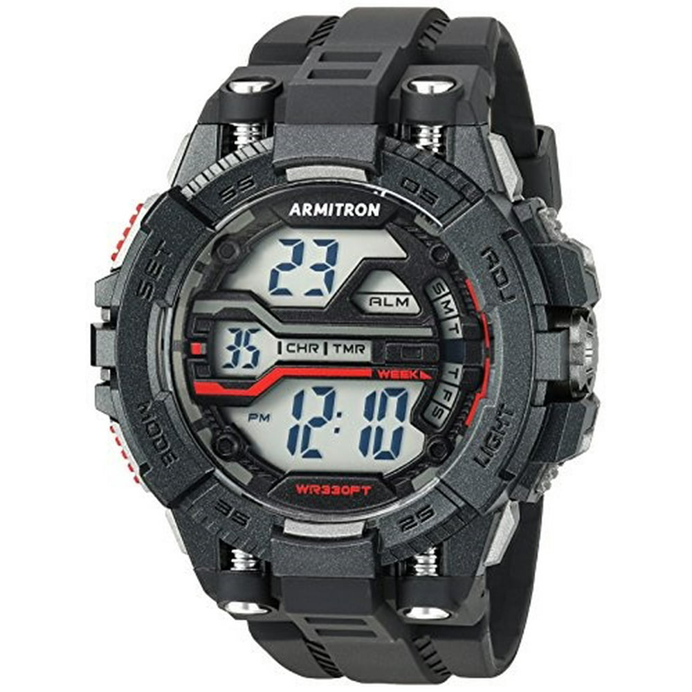 armitron men's digital chronograph watch