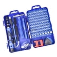 thumbnail image 2 of de destornilladores de tuerca de tornillos de material acero 115-IN-1 para reloj, de herramientas de reparación de teléfonos móviles Azul DYNWAVEMX Tuerca de tornillos pequeños para reloj, 2 of 8