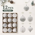 thumbnail image 2 of Adornos Navideños SHareconn 12 piezas de Terciopelo con Brillo 8 cm, 2 of 8