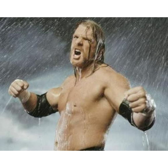 Wwe Triple H Movie Poster 24x36 Wet Fists 24In x36In Multi-Color Square Adults Best Posters