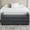 Gray, variant on Arouseden 58" Beige End of Bed Storage Bench with Pull Out Drawers,Modern Upholstered Bench for Entryway,Tufted Storage Bench for Bedroom End of Bed Queen Size,Plush Accent Bench for Living Room