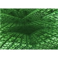 thumbnail image 1 of Ahgly Company Machine Washable Indoor Rectangle Transitional Deep Emerald Green Area Rugs, 6' x 9', 1 of 7