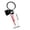 C, variant on Halloween Vivid Blood Stain Saw Ghost Keychain, Creative Horror Style Mini Hand Saw Charm with Black Ghost Zinc Alloy Key Ring for Daily Belonging Decoration Holiday Gift