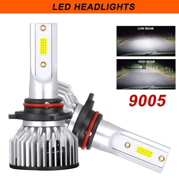 2pcs LED Headlight Bulbs 9005 High Beam For Chevrolet Lumina 1995-2000 Super Bright 6000K White