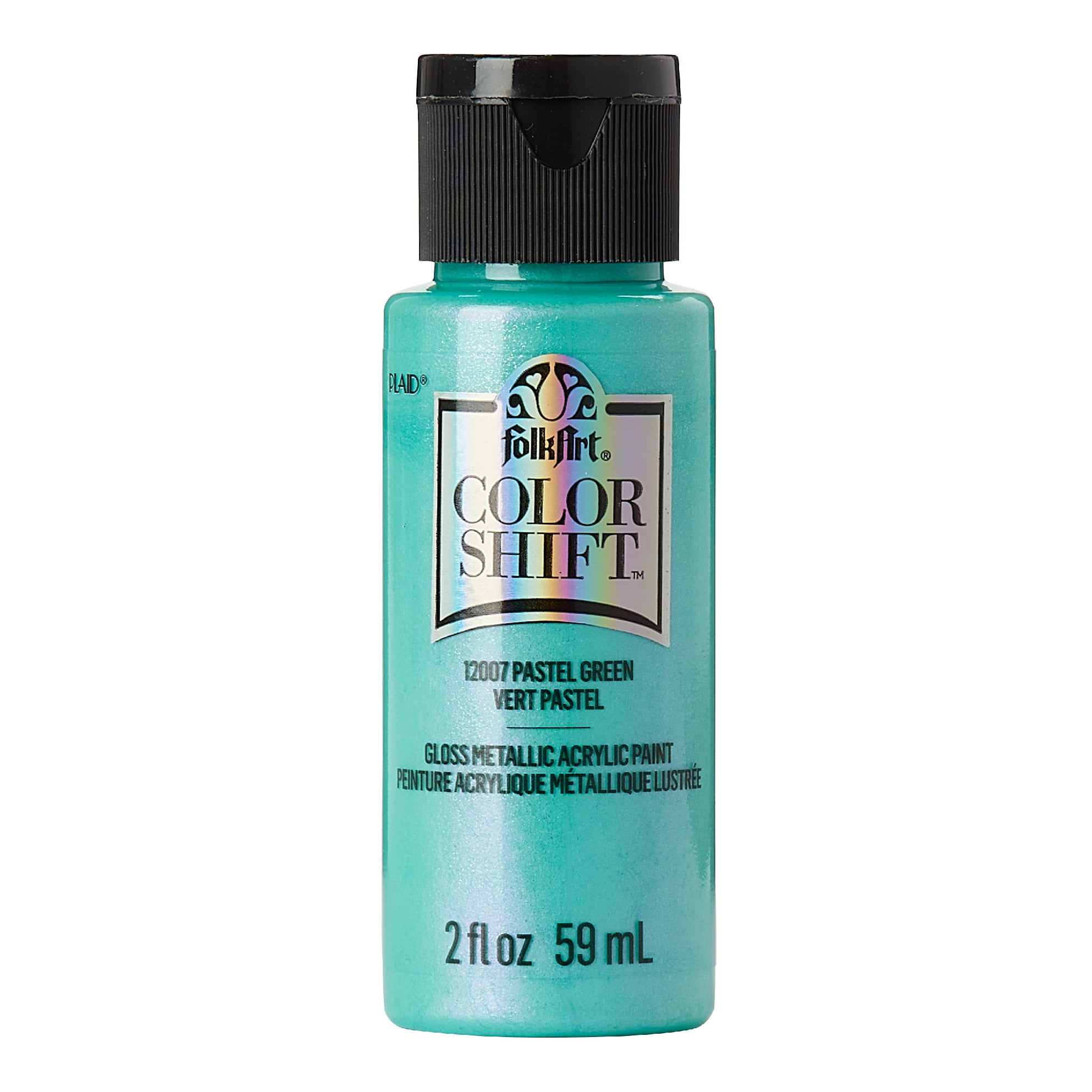 FolkArt Color Shift Acrylic Craft Paint, Pastel Green, 2 fl oz
