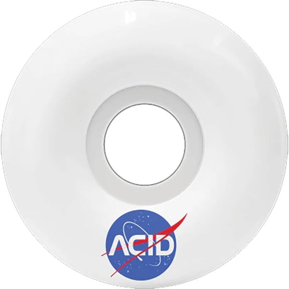 Acid Chemical Wheels Type A Space White Skateboard Wheels - 54mm 101a (Set of 4)
