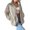 Khaki, variant on Women's Casual Zipper Knitted Stand Collar Sweater Long Sleeve Warm Coat for Fall Winter Outerwear Essential,Sky Blue,L