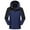 Dark Blue, variant on Qiggri Unisex 3 in 1 Waterproof Winter Jackets Ski Warm Snow Rain Coat Puffer Liner Hood Windbreaker
