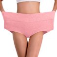 thumbnail image 4 of MuZeFu Tummy Control Underwear for Women Womens Underwear Soft High Waist Breathable Solid Color Briefs Panties For Women, 4 of 5