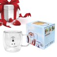 thumbnail image 3 of Bear Shaped Glass Cup, Reusable Cartoon Coffee Cup, Heat And Cold , For Home, Office, Restaurant, Christmas,Easter, Wedding, 3 of 8