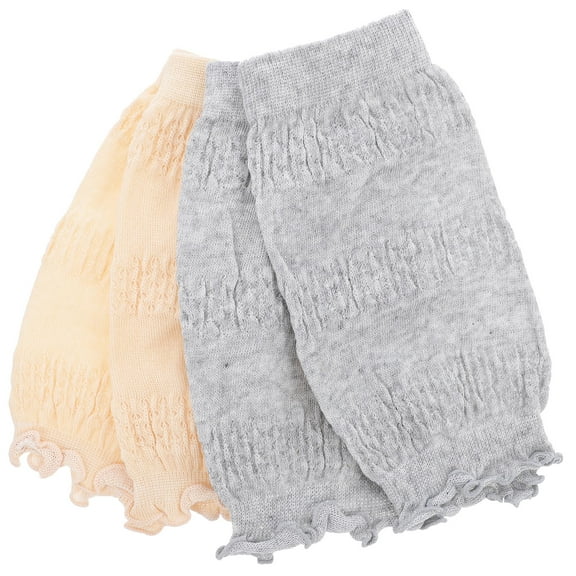 Raindrops  2 Pairs Children's Leg Sleeves Knee Brace Cotton Pads Wraps for Kids Baby