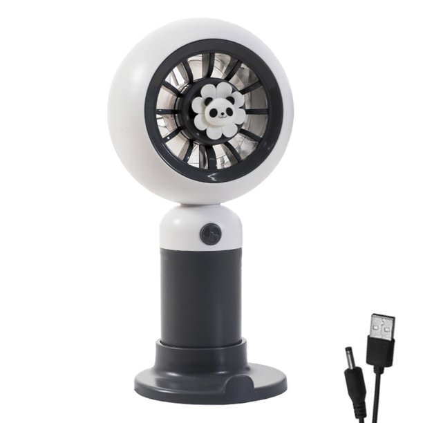 Ventilador pequeño de mano con carga USB, soporte portátil de escritorio, mini turboventilador MFZFUKR BST3024621-4