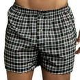 thumbnail image 2 of Ventana Men's 6 Cotton Plaid Boxer Shorts Underwear, 2 of 2