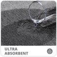 thumbnail image 3 of Alfombra de baño Bosap, juego de 2 alfombras de baño, color gris oscuro, 3 of 6