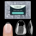 thumbnail image 1 of Funda completa de gel suave LEYKOSH Extra Short Almond para uñas, 216 unidades, 1 of 9