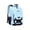 Blue, variant on Aesthetic Bookbag Large 173.7 Inch Laptop Bag Travel Back Pack, Purple