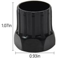 thumbnail image 2 of Bicycle Repair Tools 1pcs Bicycle Freewheel Sprocket Remover Bike Rear Cassette Cog Remover Cycle Repair Tool Freewheel for Bike Tools Durable and Easy to use (Color : Black), 2 of 6