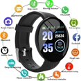 thumbnail image 2 of Reloj inteligente D18, rastreador de actividad física de presión arterial y frecuencia cardíaca, pulsera inteligente para hombres y mujeres, reloj inteligente deportivo resistente al agua para Android IOS Tan Jianjun unisex, 2 of 2