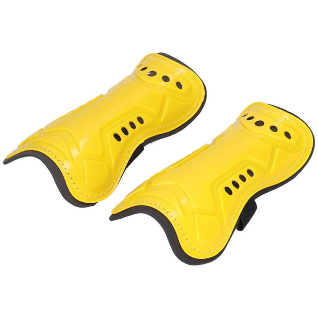 Shin Pads, Comfortable 1 Pair Leg Calf Protective Gear Plastic + EVA Foam For Enthusiasts For Training Yellow,Blue,Black