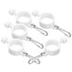 thumbnail image 2 of 5Pcs Flag Pole Clips Mounting Rings with Clips Flagpole Rings Rotating Flag Mounting Rings, 2 of 4