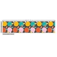 thumbnail image 3 of Fruit Fabric by the Yard, Vintage Style Inspired Colorful Depiction of Hand Drawn Like Apples, Decorative Upholstery Fabric for Sofas and Home Accents, Dark Grey and Multicolor by Ambesonne, 3 of 5