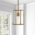 thumbnail image 2 of Henn&Hart 6" Brass Metal Pendant, 2 of 10
