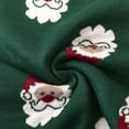 thumbnail image 5 of SonxaHe Toddler Boy Girl Sweaters Christmas Santa Knit Long Sleeved Sweaters Kids Holiday Party Warm Soft Winter Sweater Green,Sized 3-4, 5 of 7