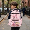 thumbnail image 6 of Jeiento Axolotl School Backpack for Girls 17 Inch Large Capacity Kids Backpack, 600D Tear Resistant & Padded Tablet Sleeve, Cute Bookbag for Grades 3-6 Ages 9-12, 6 of 8