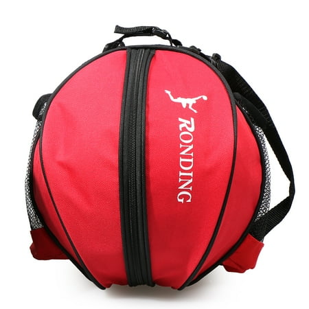 - Sports Ball Round Bag Basketball Shoulder Bag Soccer Ball Football Volleyball Carrying Bag Travel Bag for Men and Women