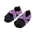 thumbnail image 3 of Zapatos Antideslizantes de Yoga ， Zapatos Antideslizantes de Yoga para Mujer Pilates Barre Zapatos de Entrenamiento de Baile de Envoltura Suave Púrpura(S（35-36）) Ecomeon no, 3 of 6