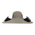 thumbnail image 2 of HauiWeiLyai Wide Brim Solar Fan Outdoor Fishing Hat, Men Sun Hat with 2 Solar Fan Fishing Hats, 3 Speed Adjustable Fan Hat, Hat With Fan Built In, Summer Holiday Fathers Day Gifts, 2 of 8