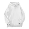 thumbnail image 4 of Fanxing Womens 2 Piece Outfits Sets Sweatsuit Lounge Matching Oversized Sweatshirt Baggy Sweatpants Joggers Solid Color Travel Loungewear with Pockets M, 4 of 4