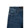 thumbnail image 4 of CULTURA Skinny Jeans for Little Boys Slim Wash Stretch Comfy Denim Pants, Age 3-7, Dark Blue Thick Stitch, Size 7, 4 of 8