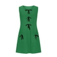 thumbnail image 3 of sovlvnd Dresses for Women Summer Sleeveless Mini Dress Casual Bow Crewneck Loose Knit Tank Dresses With Pockets, 3 of 5