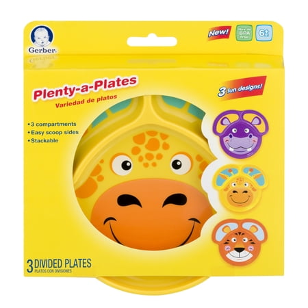 Gerber Plenty-a-Plates, 3 Count