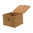 thumbnail image 3 of Boîte Tressée avec Couvercle Panier de Rangement Tressé à la Main, 3 of 8
