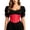yue866-Red, variant on KHONTS Underbust Corset Tops for Women Adult Halloween for Themed Party Yellow XS